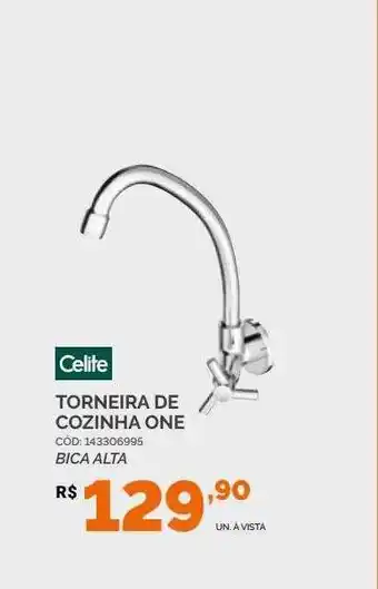 Torneira de cozinha one celite