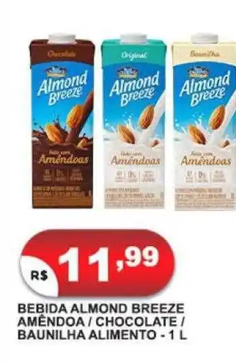 Bramil Supermercados Bebida almond breeze amêndoa chocolate baunilha alimento oferta