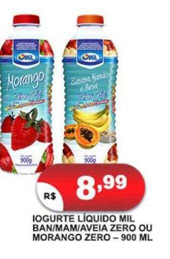 Bramil Supermercados Iogurte líquido mil oferta