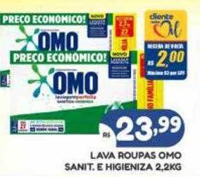 Bramil Supermercados Lava roupas omo sanit e higieniza oferta