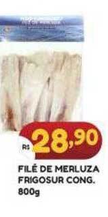 Bramil Supermercados Filé de merluza frigosur cong. oferta