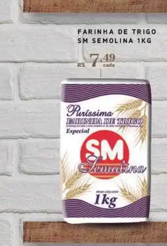Farinha de trigo sm semolina