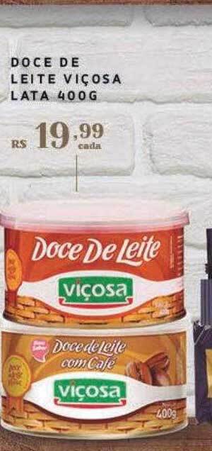 Doce de leite viçosa lata