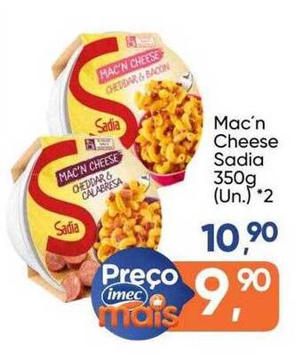Imec Supermercados Mac'n cheese sadia oferta