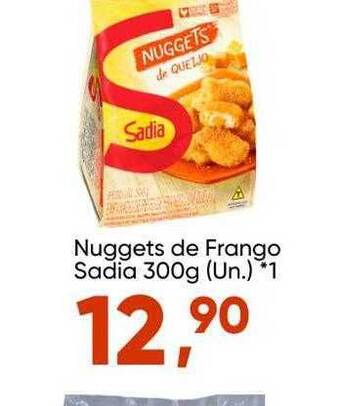 Imec Supermercados Nuggets de frango sadia oferta