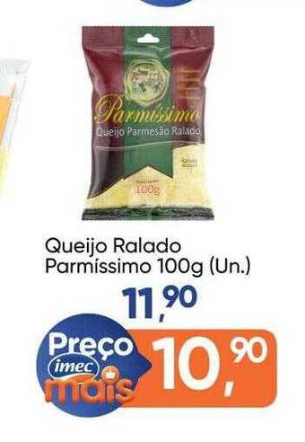 Imec Supermercados Queijo ralado parmíssimo oferta