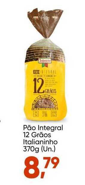 Imec Supermercados Pão integral 12 grãos italianinho oferta