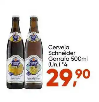 Cerveja schneider garrafa