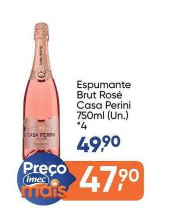 Espumante brut rosé casa perini