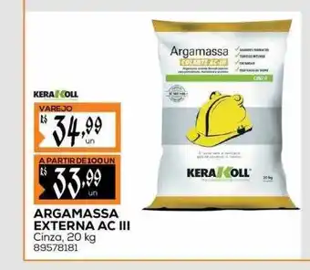 Argamassa externa ac iii kerakoll
