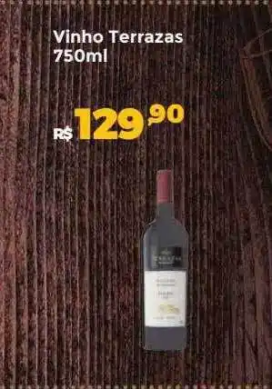 Villarreal Supermercados Vinho terrazas oferta