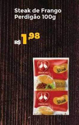 Villarreal Supermercados Steak de frango perdigão oferta