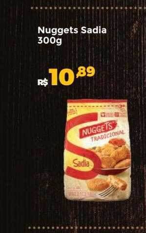 Villarreal Supermercados Nuggets sadia oferta