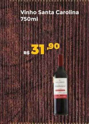 Villarreal Supermercados Vinho santa carolina oferta