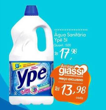 Giassi Supermercados Água sanitaria ypê oferta