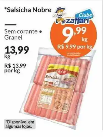 Salsicha nobre sem corante granel