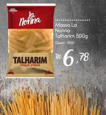 Giassi Supermercados Massa la nonna talharim oferta