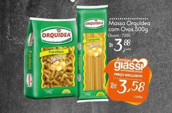 Giassi Supermercados Massa orquidea com ovos oferta