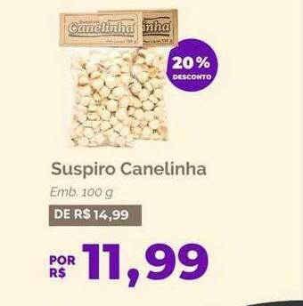 Oba Hortifruti Suspiro canelinha 20% desconto oferta