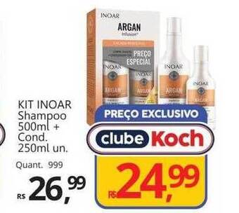Supermercados Koch Kit inoar shampoo + cond oferta