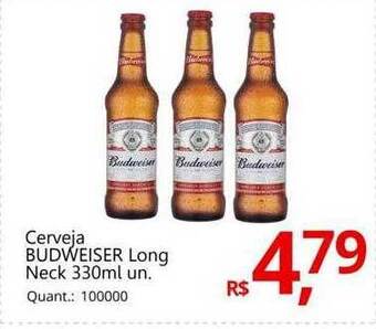 Supermercados Koch Cerveja budweiser long neck oferta