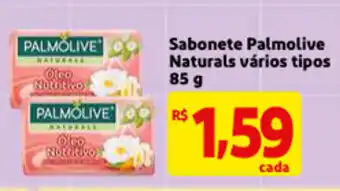 Mercado Extra Sabonete Palmolive Naturals Varios tipos 85g oferta