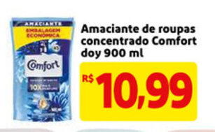 Mercado Extra Amaciante de roupas concentrado Comfort doy 900ml oferta