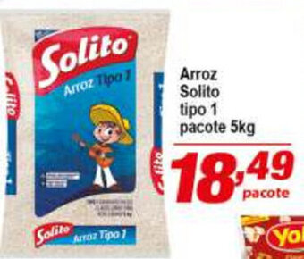 Ricoy Supermercados Arroz Solito tipo 1 pacote 5kg oferta
