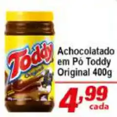Ricoy Supermercados Achocolatado em po Toddy Original 400g oferta