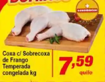Ricoy Supermercados Coxa c/ Sobrecoxa de Frango temperada congelada 1kg oferta