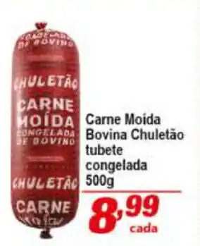 Ricoy Supermercados Carne Moida Bovina Chuletao tubete congelada 500g oferta