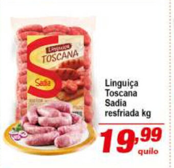 Ricoy Supermercados Linguica Toscana Sadia resfriada 1kg oferta