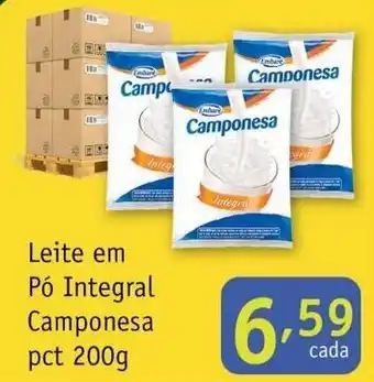Nordestão Leite em po integral Camponesa pct 200g oferta