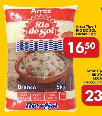 Supermercados Nori Arroz Tipo 1 Rio Do Sol pacote 5kg oferta