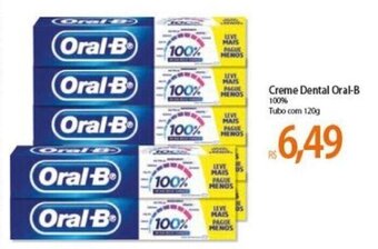 Creme Dental Oral B 100% 120g