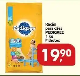 Racao para caes Pedigree 1kh Folhotes