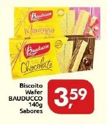 Biscoito wafer Bauducco 140g sabores