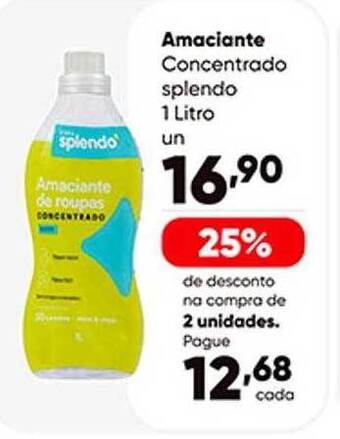 Zaffari Amaciante concentrado splendo oferta
