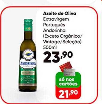 Zaffari Azeite de oliva extravirgem português andorinha oferta