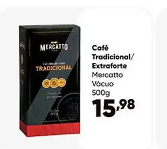 Café tradicional-extraforte mercatto vácuo