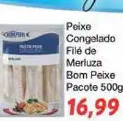 Chama Supermercados Peixe Congelado Filé De Merluza Bom Peixe Pacote 500g oferta