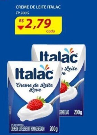 Assaí Atacadista Creme de Leite Italac TP 200g oferta