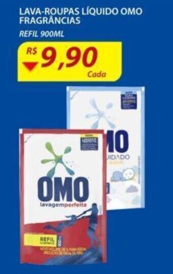 Assaí Atacadista Lava Roupas Liquido Omo Frag. 900ml oferta