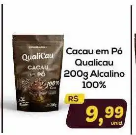 Semar Supermercado Cacau em pó qualicau alcalino 100% oferta