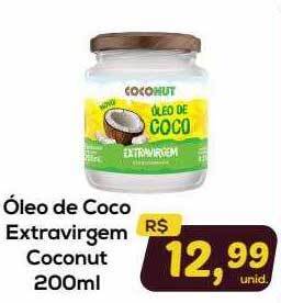 Óleo de coco extravirgem coconut