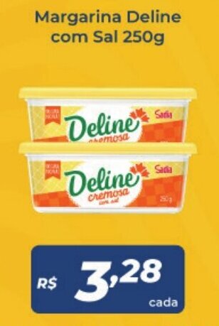 Atakarejo Margarina Deline com Sal 250g oferta
