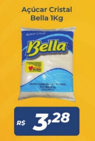 Atakarejo Acucar Cristal Bella 1kg oferta