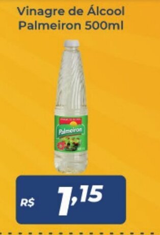 Atakarejo Vinagre de Alcool Palmeiron 500ml oferta