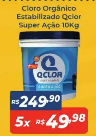 Cloro Organico Estabilizado Qclor Super Acao 10kg