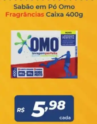 Atakarejo Sabao em po Omo Frag. Caixa 400g oferta